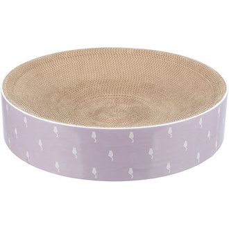 Papírenské zboží - LILLY kulatý škrabací pelech s katnipem, o 45 × 10 cm, karton, lila 