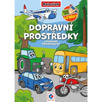 Papírenské zboží - Omalovánka - A5 - Dopravní prostředky