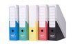 Papírenské zboží - Archivbox mit Aufdruck 32,5x25,5x7,5 cm - blau