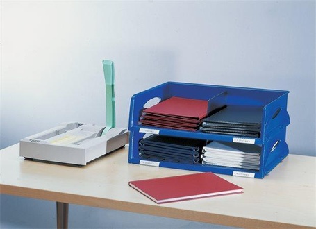 Papírenské zboží - Odkladač Leitz Jumbo Sorty A3 na šířku, Modrá