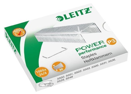 Papírenské zboží - Drátky Leitz Power Performance P3,
