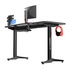 Papírenské zboží - ULTRADESK Spieltisch FRAG - GRAPHITE, 140x66 cm, 76 cm, mit XXL-Mauspad, mit Ultradesk BEAM