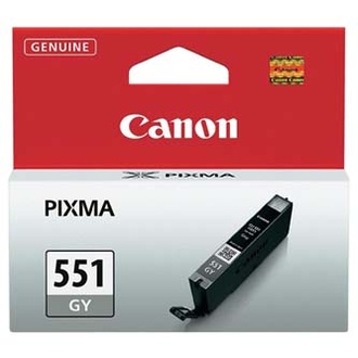 Papírenské zboží - Canon originální ink CLI551GY, grey, 7ml, 6512B001, Canon PIXMA iP7250, MG5450, MG6350, M