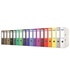 Papírenské zboží - Aktenordner „Regenbogen“, bordeaux, 75 mm, DIN A4, PP/Karton, DONAU