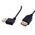 Papírenské zboží - (2.0), USB A M - USB A F, 0.3m, schwarz