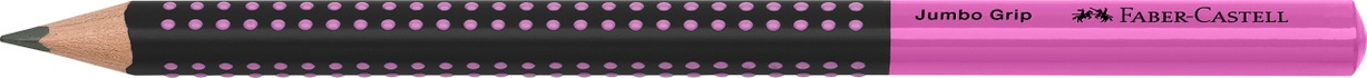 Papírenské zboží - Graphitstift Jumbo Grip Two Faber-Castell 511911, rosa / schwarz
