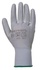 Papírenské zboží - Arbeitshandschuhe an Innenhand und Fingern in Polyurethan getaucht, Größe 9, grau