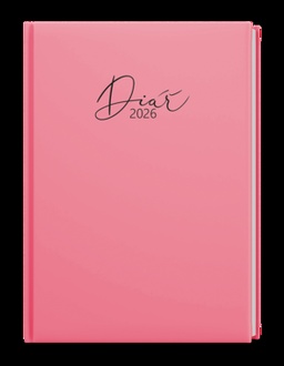 Papírenské zboží - Týdenní diář - Prokop - Pastel - B6 - růžová