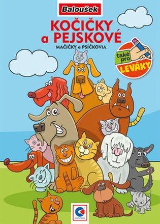 Papírenské zboží - Omalovánka A5 - Kočičky a pejskové