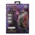 Papírenské zboží - Defender Maus Venom GM-640L, 3200DPI, optisch, 8Tas., USB verdrahtet, schwarz, Game, unterbeleuchtet