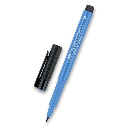 Papírenské zboží - Popisovač Faber-Castell 167420 Pitt Artist Pen Brush - ultramarínová