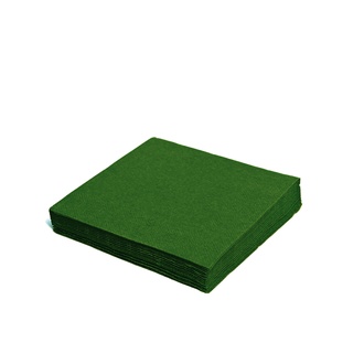 Papírenské zboží - Ubrousky 3-vrstvé, 40 x 40 cm tmavě zelené [250 ks]