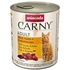 Papírenské zboží - ANIMONDA Dosenfutter CARNY Adult - Rind, Huhn, Entenherz 800g