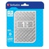 Papírenské zboží - Verbatim extern Festplatte, Store N Go, 2.5", USB 3.0 (3.2 Gen 1), 1TB, 53197, silbern