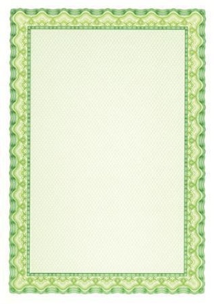 Papírenské zboží - Papír s motivem Diplom, zelená, A4, 115g, APLI [70 listů]
