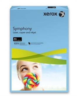 Papírenské zboží - Xerografický papír "Symphony", tmavě modrá, A4, 160g, XEROX