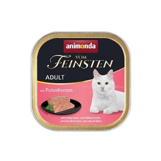Papírenské zboží - ANIMONDA paštika ADULT - krůtí srdíčka pro kočky 100g 