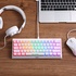 Papírenské zboží - Marvo KG962 EN - R, Tastatur US, Gaming, mechanischer Typ verkabelt (USB), weiß, hintergrundbeleuchtet,
