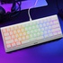 Papírenské zboží - Marvo KG962 EN - R, Tastatur US, Gaming, mechanischer Typ verkabelt (USB), weiß, hintergrundbeleuchtet,