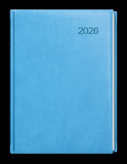 Papírenské zboží - Týdenní diář - Oskar - Vivella - A5 - světle modrá