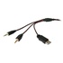 Papírenské zboží - Redragon Placet Gaming-Kopfhörer mit Mikrofon, Lautstärkeregler, schwarz, 2x 3,5 mm Klinke