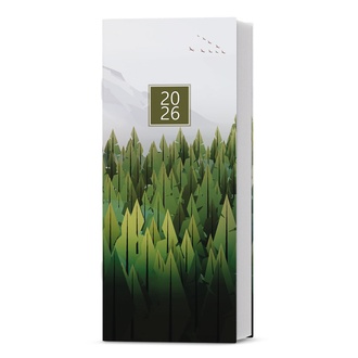 Papírenské zboží - Měsíční diář - Božka - lamino - Les