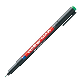 Papírenské zboží - Permanentní popisovač "140 S", zelená, OHP, 0,3mm, EDDING