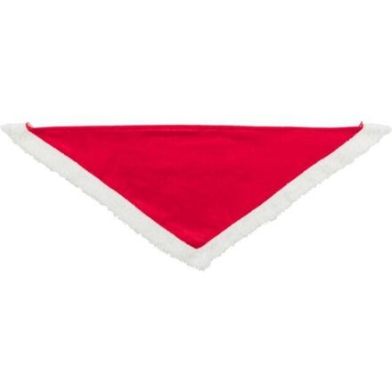 Papírenské zboží - Xmas NECKERCHIEF - vánoční sametový šátek, červená 75 cm