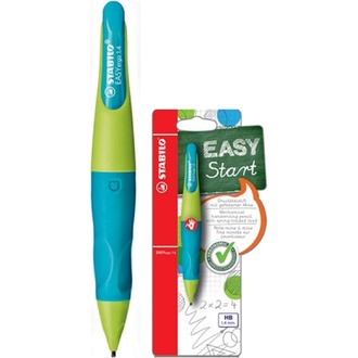 Papírenské zboží - Ergonomická mechanická tužka pro praváky STABILO EASYergo 1.4 zelená/akvamarínová - HB