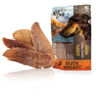 Papírenské zboží - KIDDOG SUPER PREMIUM 100% kachní prsa, tenké plátky 50 g