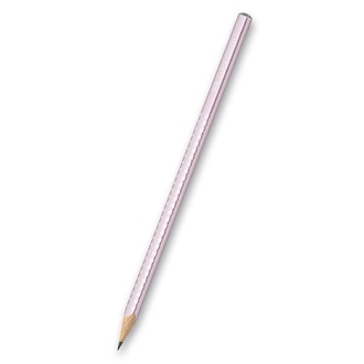 Papírenské zboží - Grafitová tužka Faber-Castell Sparkle - perleťové odstíny, sv. růžová