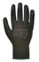 Papírenské zboží - Arbeitshandschuhe an Innenhand und Fingern in Polyurethan getaucht, Größe 10, schwarz