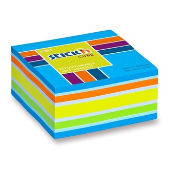 Papírenské zboží - Samolepicí bloček Hopax Stick’n Notes Neon modrý