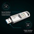 Papírenské zboží - Apacer USB flash disk, USB 3.0 (3.2 Gen 1), 32GB, AH651, silbern, AP32GAH651S-1