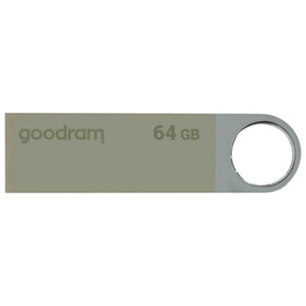 Papírenské zboží - Goodram USB flash disk, USB 2.0, 64GB, UUN2, UUN2, silver, UUN2-0640S0R11