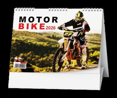 Papírenské zboží - Stolní kalendář - Motorbike