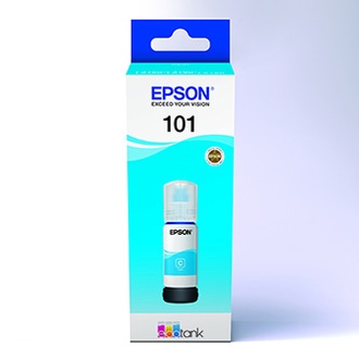 Papírenské zboží - Epson originální ink C13T03V24A, 101, cyan, 70ml, Epson EcoTank L6160,L6170,L6190,L4150,L