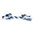 Papírenské zboží - Baumwoll-HipHop-Knoten mit 2 Dochten – dunkelblau, hellblau, weiß 30 cm, 140 g