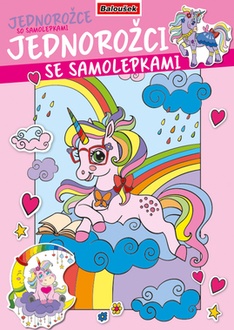 Papírenské zboží - Omalovánka - A4 - se samolepkami - Jednorožci