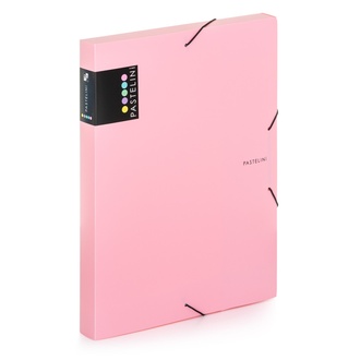 Papírenské zboží - Krabice PP s gumou A4 PASTELINI růžová
