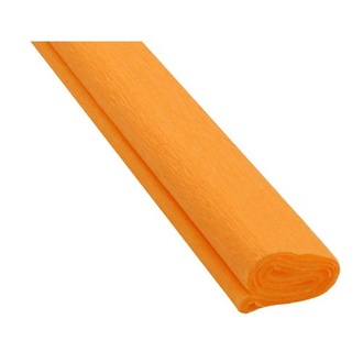 Papírenské zboží - Krepový papír světle oranžový