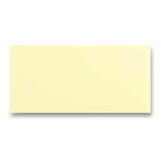 Papírenské zboží - Barevná obálka Clairefontaine sv. žlutá, DL [20 ks]