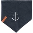 Papírenské zboží - BE NORDIC Halstuch, L: 50 cm, dunkelblau mit Anker