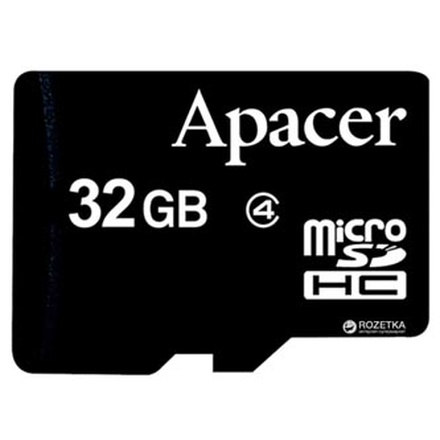 Papírenské zboží - Apacer paměťová karta Secure Digital, 32GB, micro SDHC, AP32GMCSH4-RA, Class 4, bez adapt