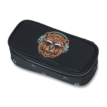 Papírenské zboží - Penál WALKER Fame Bear Buddy Dark Grey