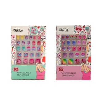 Papírenské zboží - Samolepící umělé nehty,mix motivů