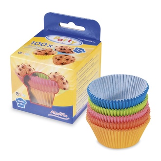 Papírenské zboží - Cukrářské košíčky barevné mix průměr 50 x 30 mm [100 ks]