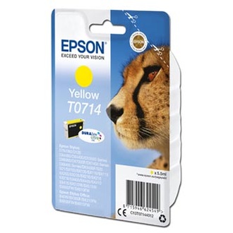 Papírenské zboží - Epson originální ink C13T07144012, yellow, 5,5ml, Epson D78, DX4000, DX4050, DX5000, DX50