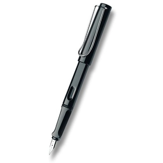 Papírenské zboží - Lamy Safari Shiny Black hrot EF