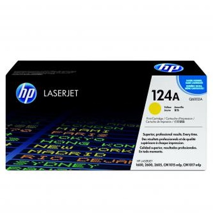 Papírenské zboží - HP originální toner Q6002A, yellow, 2000str., HP 124A, HP Color LaserJet 1600, 2600n, 260